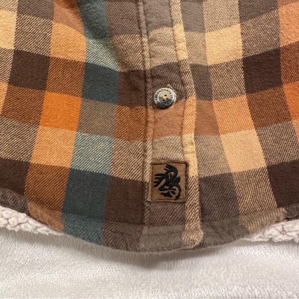 Legendary Whitetails Brown and Cream Sherpa Lined Jacket - Picture 9 of 10